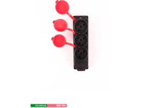 Resim Bylion Üçlü Grup Priz Trifaze Kauçuk 380/415 V 25A 