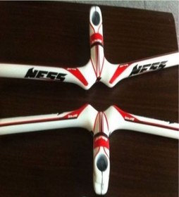 Resim Ness Full karbon fiber MTB kartal gidon 780 MM (Beyaz) Beyaz 