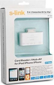 Resim İp-500 İpod-İphone-İpad 5İn1 Av + Kamera Kablosu 