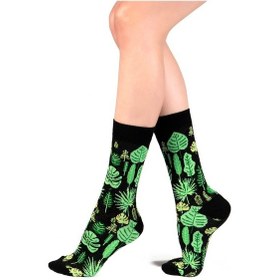 Resim Ozzy Socks Yaprak Desenli Çorap (407226967) Çok Renkli 