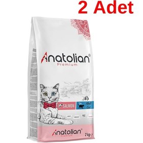 Resim Anatolian Premium Somonlu Yetişkin Kedi Maması 2 x 2 KG 