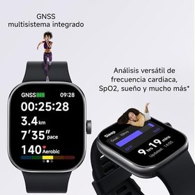 Resim Xiaomi Redmi Watch 4 Akıllı Saat Siyah (Xiaomi Türkiye Garantili) Sesli Görüşme Özellikli 