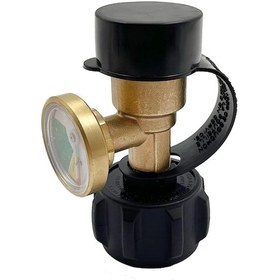 Resim 1 Adet Propan Tankı Göstergesi Seviye Göstergesi Basınç Ölçer Yükseltilmiş Propan Gaz Kaçak Dedektörü Rv Camper Silindir Isıtıcı İçin Çok Renkli 