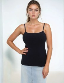 Resim Bon-ar İnce Askılı Spor Atlet 197844136 Siyah Melanj 