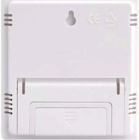 Resim AyrStore Htc 1 Duvara Asılabilen Saatli Sıcaklık ve Nem Ölçer Termometre Higrometre 