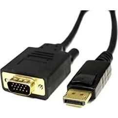 Resim AyrStore 1.8 Metre Display Port To VGA Display VGA Kablo Displayport VGA Kablo 