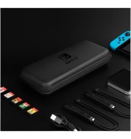 Resim Crk Teknoloji Nintendo Switch Çanta + Ekran Koruyucu Carrying Case 