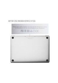 Resim Apple Uyumlu MacBook İle 12inc A1534 Alt Kapak Bottom Case 2015/2016 