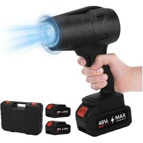 Resim M1 Kablosuz Hava Üfleyici Fırçasız Motorlu 3 Kademeli 8000mah Yedek Bataryali Tanişma Çantali 