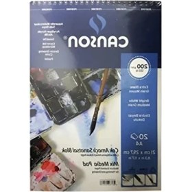 Resim Aesco 200GR A4 20 Yaprak Üstten Spiralli Resim Defteri 