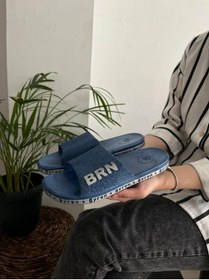 Resim Behtah Kundura Erkek 3'lü Karışık Renk Kaymaz Tabanlı Yumuşak Airblow Banyo Balkon Plaj Sokak Terlik Çeyiz Misafir 