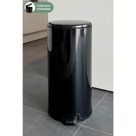 Resim Özbience 20 Lt Siyah Çöp Kovası, Banyo, Mutfak ve Ofis Kullanımı 