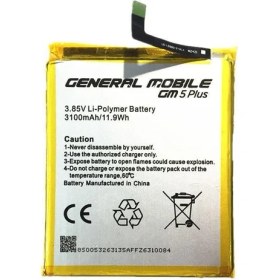 Resim OEM General Mobile Gm 5 Plus Batarya Pil 