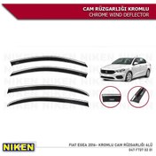 Resim Niken Kromlu Cam Rüzgarlığı Fiat Egea Hb 2016-2021 Ile Uyumlu 