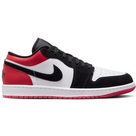 Resim Nike Air Jordan 1 Low Se 'black Toe' Erkek Basketbol Ayakkabısı Beyaz 