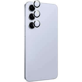 Resim Galaxy S25 Wiwu LG-009 Lens Guard Oleofobik Anti Reflective Kamera Lens Koruyucu + Kolay Uygulama Aparatlı - Şeffaf 