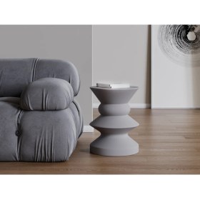 Resim Echo Furniture Adella Bazalt Gri Sehpa 