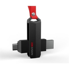 Resim Hikvision HS-USB-E304C-128G 128GB Type-C Dual 3.2 USB Flash Bellek 