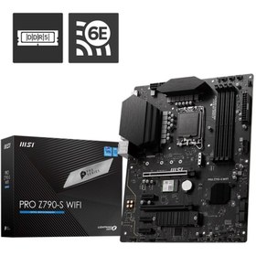 Resim MSI Pro Z790-s Wıfı Ddr5 Intel Z790 Soket 1700 Ddr5 6600(OC)mhz Atx Gaming (OYUNCU) Anakart 