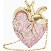 Resim Jw Peı Maren Kadın Sahte Kristal Kalp Çanta 