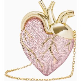 Resim Jw Peı Maren Kadın Sahte Kristal Kalp Çanta 
