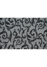 Resim Sultan 2 Model Siyah Renk Hazır Dikilmiş Pileli Fon Perde 75x260 