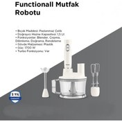 Resim woodhub Pratik ve güçlü 2850h çok fonksiyonlu mutfak robotu, beyaz renkli. 