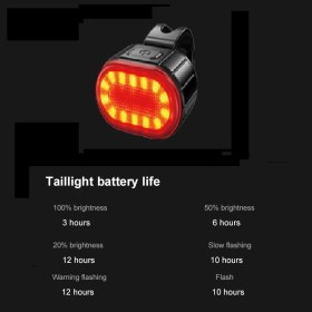 Resim Liangduo Shop Arka Lamba Stili 1 Adet LED Bisiklet Işıkları USB Şarj Edilebilir Bisiklet Ön Arka Işık Mtb Far Arka Lambası Bisiklet El Feneri Güvenlik Uyarı Işıkları (Yurt Dışından) 