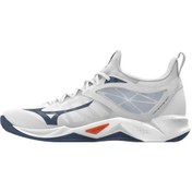 Resim Wave Dimension Unisex Voleybol Ayakkabısı Beyaz / Lacivert Çok Renkli 