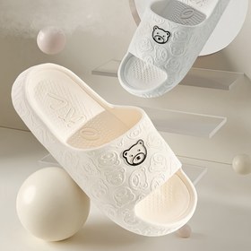 Resim Yeni Kadın Terlikleri, Yumuşak, Yaz İç Mekan Banyo Duşu, Kaymaz EVA Çift Erkek Yumuşak Taban Sandalet 