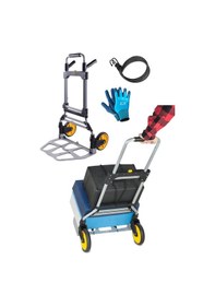 Resim Stilmax Koli Yük Paket Taşıma El Arabası 150kg Büyük Boy 