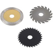 Resim Wezone 3 Adet 54.8mm Hss Testere Bladesi + Bağlantı Kolu: Ahşap, Seramik, Yumuşak Metal Kesim İçin Dayanıklı Ve Keskin 