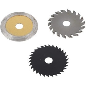 Resim Wezone 3 Adet 54.8mm Hss Testere Bladesi + Bağlantı Kolu: Ahşap, Seramik, Yumuşak Metal Kesim İçin Dayanıklı Ve Keskin 