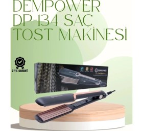 Resim Özssay DP-134 Saç Tost Makinesi 220°C Isı Ayarlı, 360° Dönebilen Kablo 
