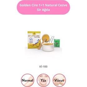 Resim Golden Cire Natural Cezve Ağda 1+1 210 G 