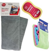 Resim Kurulama Havlusu 3'Lü Mikrofiber Bez Sünger 