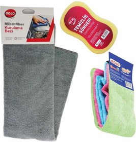 Resim Kurulama Havlusu 3'Lü Mikrofiber Bez Sünger 