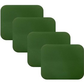 Resim Knsz oturma minderi 4 lü zengin&mağrur&uslu yşl suni deri tel bar sandalyesi için 