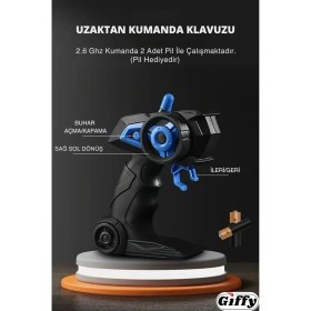 Resim Generic Uzaktan Kumandalı 2.4 Ghz Rc Kamyonet Yük Taşıma Aracı Kapıları Açılabilen Sesli Işıklı Şarjlı 