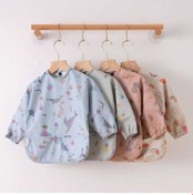 Resim Carrier Yıkanabilir Uzun Turuncu Temizlenebilir Su Geçirmez Önlük, Önlüğü L Kollu Kolay Cepli Beden: Bebek Armut Vr Çok Renkli 