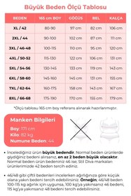 Resim Büyük Beden Bisiklet Yaka Uzun Kollu Peluş Kazak 285050 - 42 / Siyah 