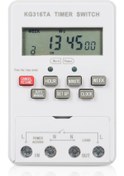 Resim Teltree Kg316ta 220v 25a Mikro Bilgisayar Zaman Kontrolcüsü - 16 Grup Programlı Otomatik Döngüsel Zaman Açma/kapama Anahtarı Aaa Pil Dahil Diğer 