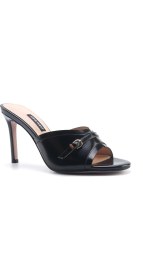 Resim Nine West Letıcıa 5fx Siyah Kadın Topuklu Terlik 