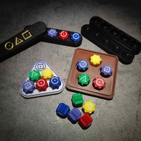 Resim Gonggi Oyunu, Kore Geleneksel Oyun Seti - Plastik Aile Seyahat Parti Paketi, Taş Yakalama Oyunu Partiler ve Açık Hava Aktiviteleri İçin, Elektriksiz 