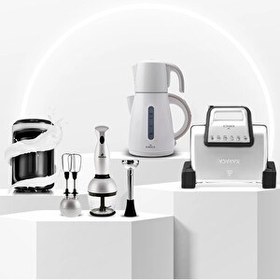 Resim Karaca Gurme Süper 2.0 Elektrikli Evlilik Paketi Pearl White 