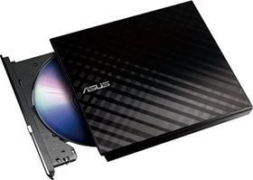 Resim ASUS Sdrw-08D2S-U Lite - Windows Ve Mac Os Için Uyumlu Ömür Boyu Veri Yedeklemesi için M-Disc Desteği ile Taşınabilir 8X DVD Yazıcı, Siyah 
