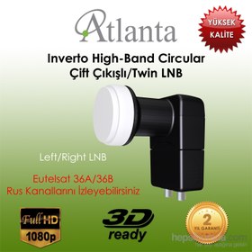 Resim Inverto High-Band Circular Twin Lnb (Çift çıkışlı) 