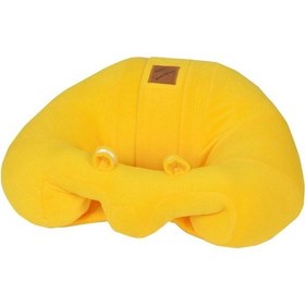 Resim Çıngıraklı Oyuncaklı Sarı Bebe Yatmaz Oyuncaklı Bebek Destek Minderi 