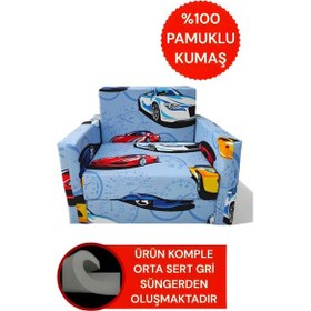 Resim Çocuk Koltuğu Komple Sünger Katlanabilir Yataklı 0-6 Yaş %100 Pamuklu Kumaş 