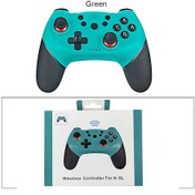Resim Yeşil- Yükseltilmiş Versiyon Bluetooth Kablosuz Kumanda Uyumlu Nintendo Switch Pro Gamepad Uyumlu Nintendo Oyun Joystick 
